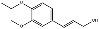 (E)-3-(4-乙氧基-3-甲氧基苯基)丙-2-烯-1-醇, 851069-07-3, 结构式