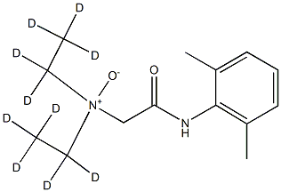 Lidocaine-d10 N-Oxide 化学構造式
