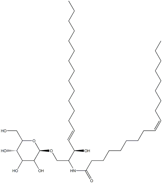 D-glucosyl--1,1' N-oleoyl-D-erythro-sphingosine Structure