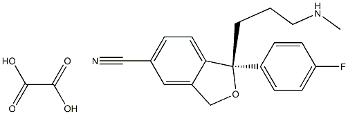 西酞普兰草酸盐, 852172-06-6, 结构式