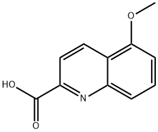 2-Quinolinecarboxylicacid,5-methoxy-(9CI) Structure