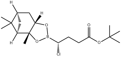 (-)-PINANEDIOL (1R)-3-[TERT-BUTOXYCARBONYL]-1-CHLOROPROPANEBORONATE,852509-16-1,结构式