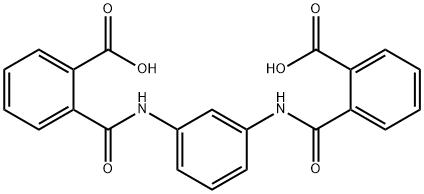 3'-(2-羧基苯甲酰胺基)苯酰替苯胺-2-羧酸,852636-98-7,结构式