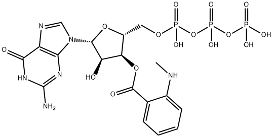 2'(3')-O-(N-methyl)anthraniloylguanosine 5'-triphosphate,85287-57-6,结构式