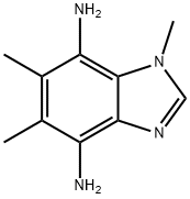 1H-Benzimidazole-4,7-diamine,1,5,6-trimethyl-(9CI) Struktur