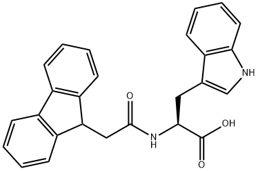 Nα-(9H-Fluoren-9-ylacetyl)-L-tryptophan 结构式