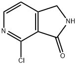 3H-Pyrrolo[3,4-c]pyridin-3-one, 4-chloro-1,2-dihydro- Struktur
