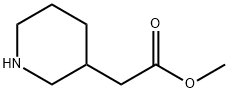 2-(ピペリジン-3-イル)酢酸メチル 化学構造式
