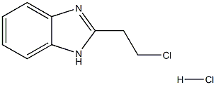1H-BenziMidazole, 2-(2-chloroethyl)-, hydrochloride (1:1) Structure