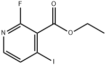 2-Fluoro-4-iodopyridine-3-carboxylic acid ethyl ester, 853798-93-3, 结构式