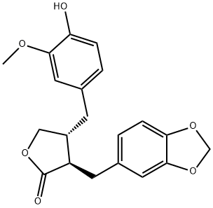 (-)-ハプロミルホリン 化学構造式