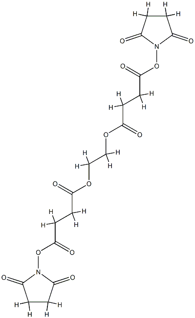 polyethylene glycol bis(succinimidyl succinate) 结构式