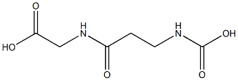 Glycine,  N-(N-carboxy--bta--alanyl)-  (5CI) Struktur