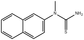Urea,  -alpha--methyl--alpha--2-naphthylthio-  (3CI) Structure