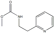 Carbamic  acid,  [2-(2-pyridyl)ethyl]-,  Me  ester  (4CI) Structure