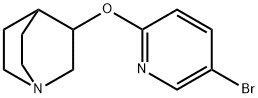3-[(5-bromopyridin-2-yl)oxy]quinuclidine Structure