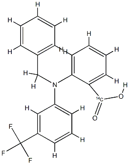 85600-18-6 Benzoic-carboxy-14C  acid,  2-[(phenylmethyl)[3-(trifluoromethyl)phenyl]amino]-  (9CI)