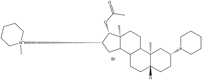3-(deacetoxy)vecuronium Structure