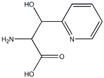 2-Pyridinepropanoicacid,-alpha--amino--bta--hydroxy-(9CI) Structure