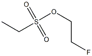 2-Fluoroethyl ester ethanesulfonic acid Struktur