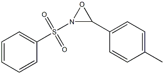 Oxaziridine, 3-(4-Methylphenyl)-2-(phenylsulfonyl)-, trans-(-)- Struktur