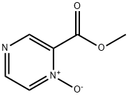 Pyrazinecarboxylic acid, methyl ester, 1-oxide (9CI) Struktur