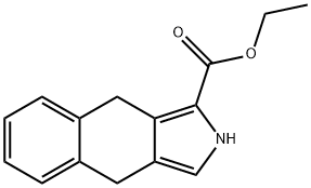 ethyl 4,9-dihydro-2H-benzo[f]isoindole-1-carboxylate 化学構造式