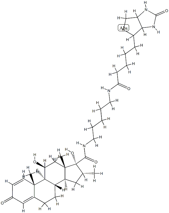 dexamethasone-biotin labelled Structure