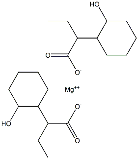 bis(alpha-ethyl-2-hydroxycyclohexaneacetato-O.alpha.,O2)magnesium Structure
