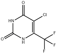 2,4(1H,3H)-PyriMidinedione, 5-chloro-6-(trifluoroMethyl)-, 85730-40-1, 结构式