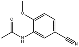 o-Acetanisidide,  5-cyano-  (5CI) Structure