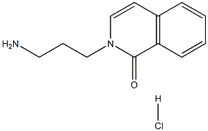 1(2H)-Isoquinolinone, 2-(3-aminopropyl)-, hydrochloride (1:1) Structure