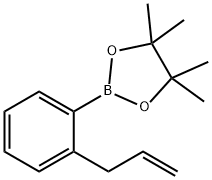 2-(2-アリルフェニル)-4,4,5,5-テトラメチル-1,3,2-ジオキサボロラン 化学構造式