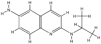 2,6-Quinolinediamine,N2-(1-methylethyl)-(9CI) Struktur