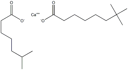 (isooctanoato-O)(neodecanoato-O)calcium Structure