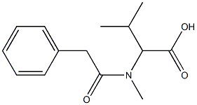 Phenaceturic  acid,  -alpha--isopropyl--bta--methyl-  (5CI) Struktur