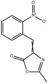 5(4H)-Oxazolone, 2-Methyl-4-[(2-nitrophenyl)Methylene]- Structure