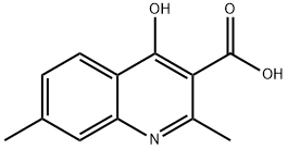 3-Quinolinecarboxylicacid,4-hydroxy-2,7-dimethyl-(5CI) Structure