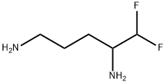 alpha-difluoromethylputrescine Struktur
