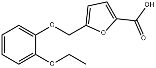 5-[(2-ethoxyphenoxy)methyl]-2-furoic acid Structure