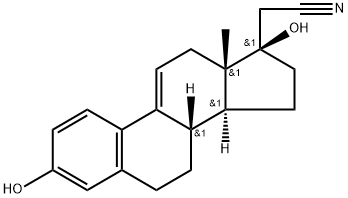 9,11-Dehydro-17α-cyanoMethyl Estradiol Struktur