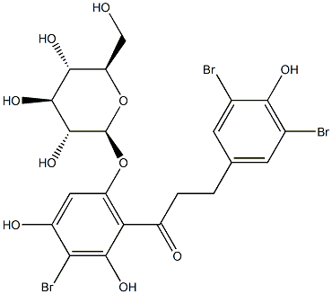 3,3',5'-tribromophlorhizin Structure