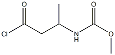 Carbamic  acid,  [-bta--(chloroformyl)isopropyl]-,  methyl  ester  (2CI) Struktur