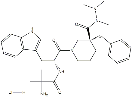 阿拉莫林盐酸盐, 861998-00-7, 结构式