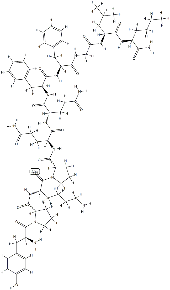 substance P, Tyr(1)-Nle(11)- Struktur