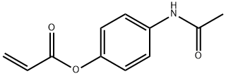 4-acryloyloxyacetanilide Struktur