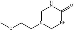 1,3,5-Triazin-2(1H)-one,tetrahydro-5-(2-methoxyethyl)-(9CI) Struktur