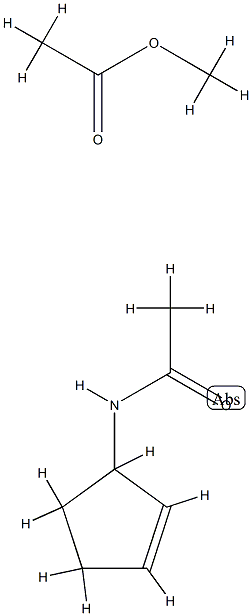 cis-4-Acetamidocyclopent-2-ene methyl acetate,86252-77-9,结构式