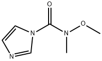 N-甲氧基-N-甲基-1H-咪唑-1-甲酰胺,862873-06-1,结构式