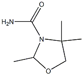3-Oxazolidinecarboxamide,2,4,4-trimethyl-(9CI) Struktur